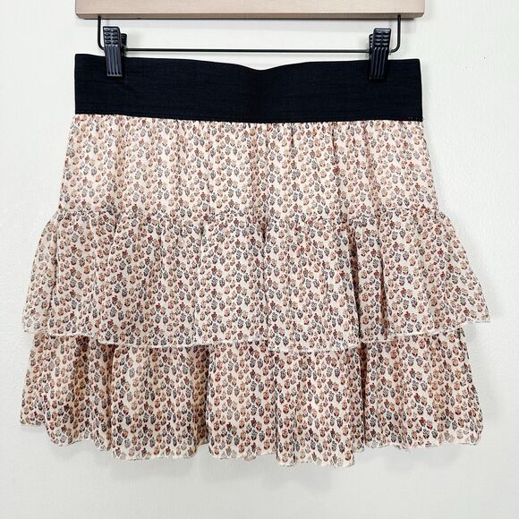Deb Dresses & Skirts - Y2K‎ Deb Mini Skirt Womens Large Boho Chic Cottagecore Vintage Floral Ruffled